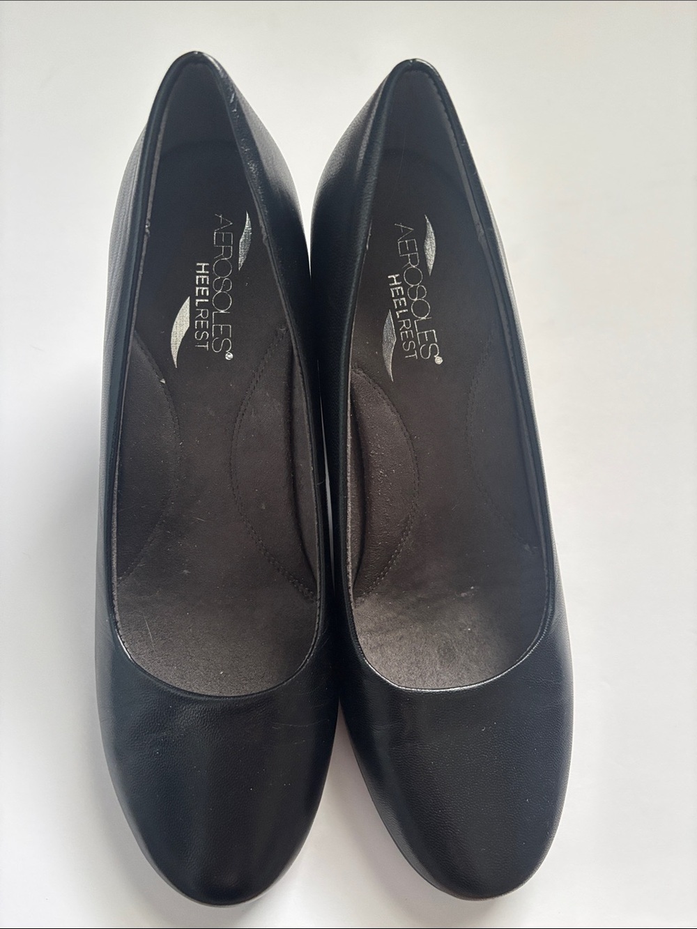 AEROSOLES Black Heelrest Comfort Flats